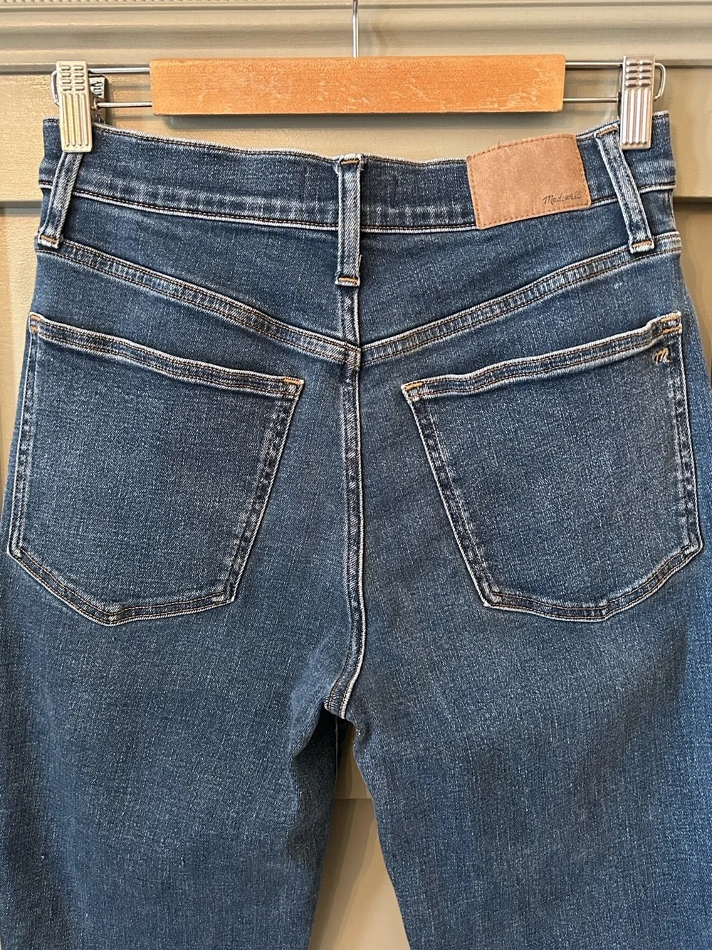 Madewell The Perfect Vintage Jean High Rise Larkspur Stretch Denim Size 28